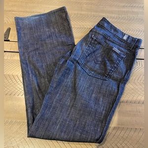 7 For All Mankind dark wash “A” Pocket jeans size 28 Bootcut Lexie Petite